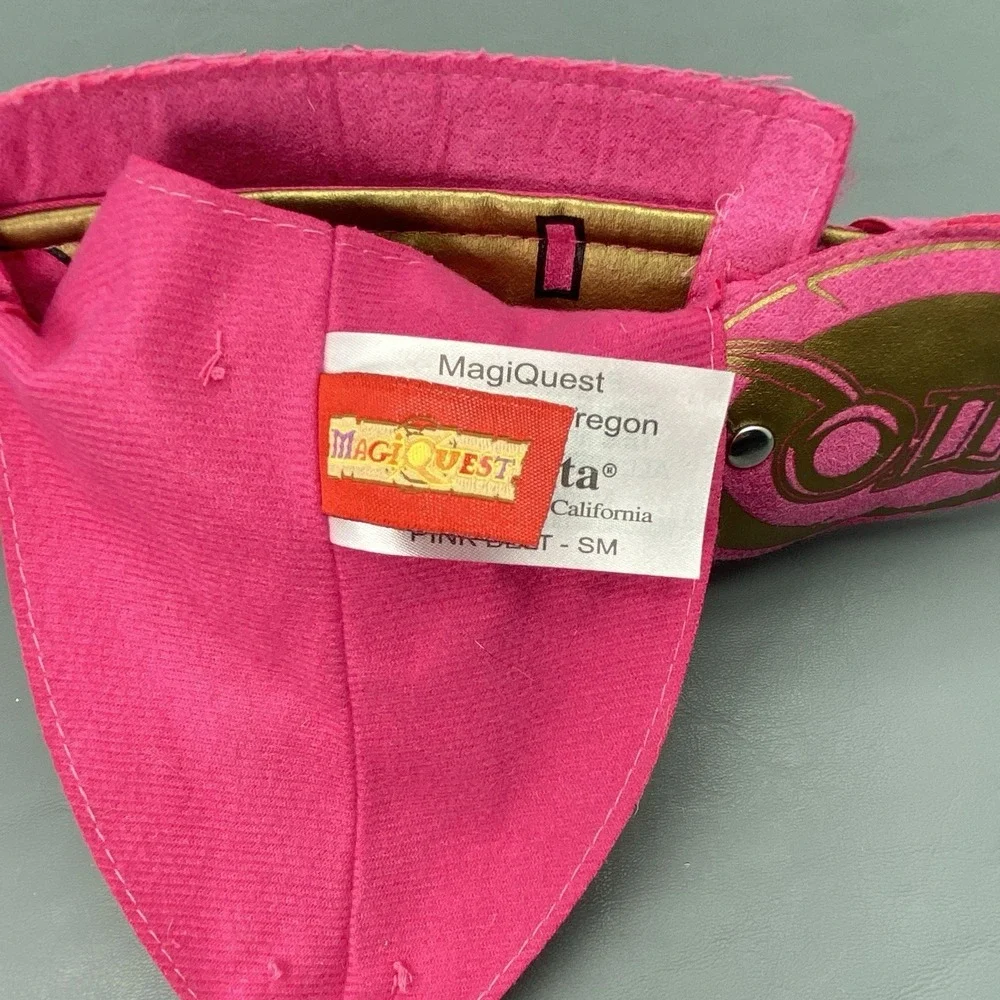 MagiQuest Pink Wand Belt Pouch Holster Small SM Fiesta Great Wolf Lodge‎